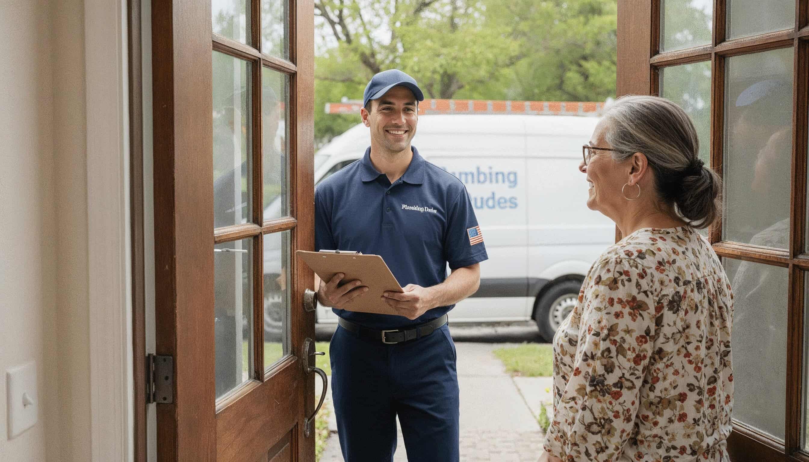 Professional plumber working on pipes - representing our network of trusted local plumbing experts